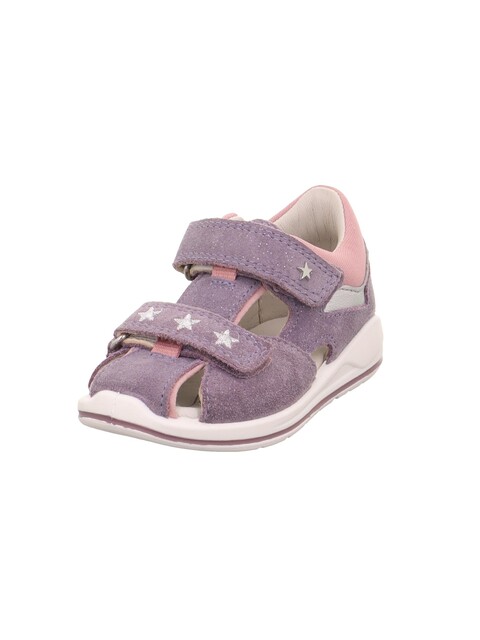 Superfit Sandale Boomerang lila/rosa – Kindersandale mit Klettverschluss