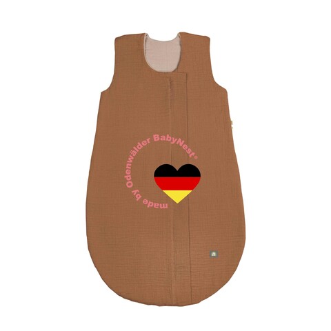 odenwälder Musselin Schlafsack rust