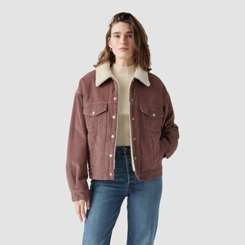 Levi's® 90's Trucker Jacke rosa – Damen Jeansjacke im Vintage-Stil