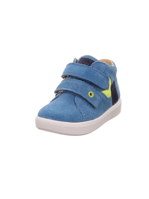 Superfit Halbschuh Supies blau/orange – Kinder Sneaker mit Klettverschluss