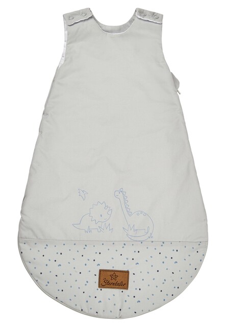Sterntaler Babyschlafsack Dino Rexi graublau – Sommerschlafsack 0,50 TOG