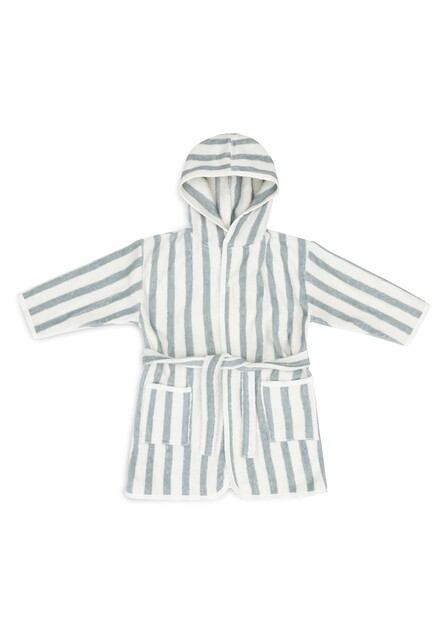 Jollein Bademantel Stripe Frottee 3-4 Jahre – GOTS-zertifiziert