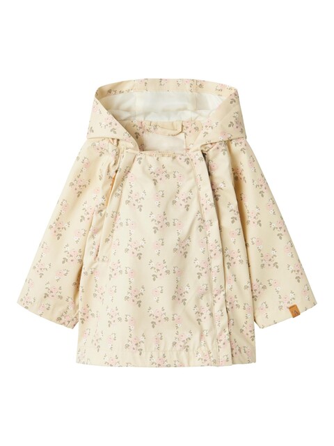 Lil'Atelier Outdoorjacke Nbfgerda Bleached Sand – Wasserdicht & Atmungsaktiv