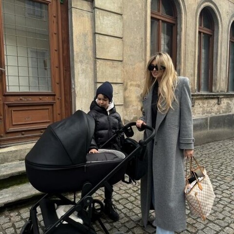 Anex e/type Gestell Black – Kinderwagenrahmen in Schwarz