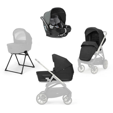 Inglesina Aptica Cab Mystic Black – Luxuriöser Kombikinderwagen für stilvolle Eltern