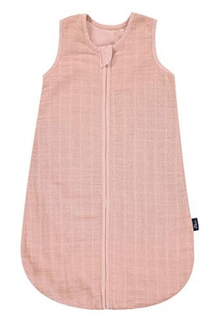 ALVI Mullschlafsack Uni Pink – Leichter Sommerschlafsack für Babys - Sehr gut