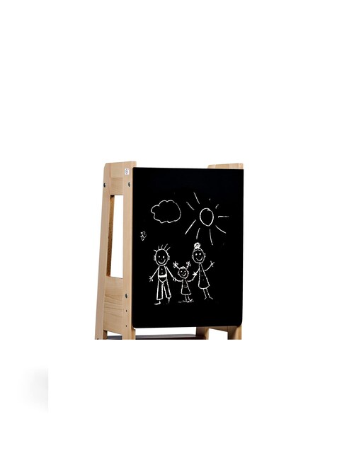 tiSsi® Tafel für Lernturm Felix – schwarze Kreidetafel aus Holz - Gut