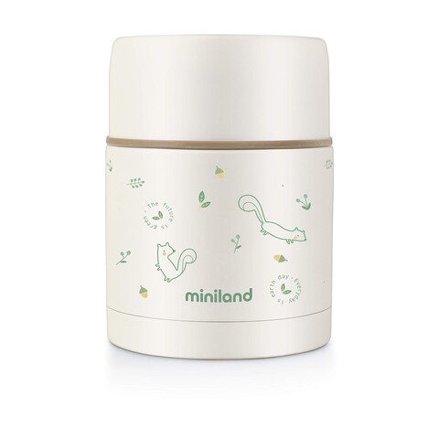 Miniland Thermobehälter Natur Food Thermos 600 ml – Grün - Wie neu
