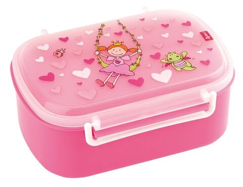 SIGIKID Brotzeitbox Pinky Queeny – Rosa Lunchbox für Kinder - Wie neu