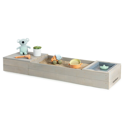 Muddy Buddy Outdoor Spieltisch und Sitzgarnitur Creator Natur Wolkengrau - Neu