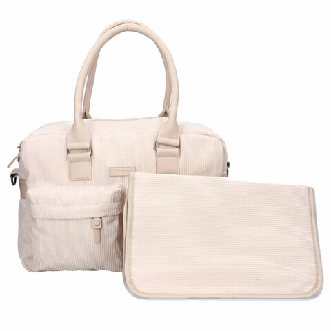 Kidzroom Care Dream & Laugh Wickeltasche – Beige, 28x40x16 cm - Wie neu