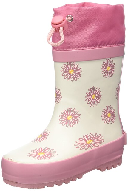 Playshoes Gummistiefel Margeriten Rosa – Wasserdicht & Reflektoren - Wie neu