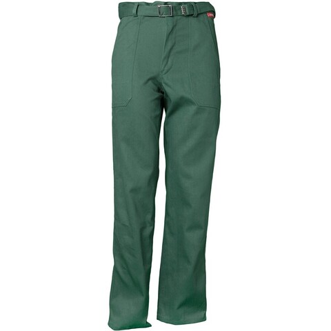 Planam BW 290 Bundhose Mittelgrün Größe 42 – Arbeitshose mit Gürtel - Neu
