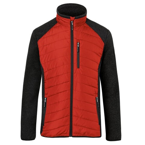 Kübler Hybridjacke mittelrot/dunkelgrau Gr. XXXL – Arbeitsjacke - Neu