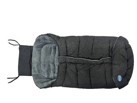 URRA Thermo Fußsack grau meliert