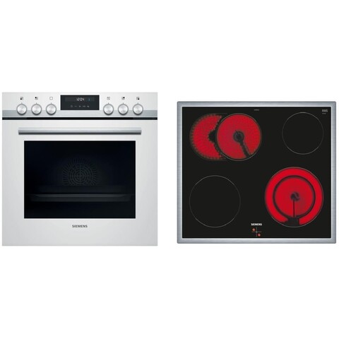 Siemens EQ521KA01W Einbauherd-Set weiß