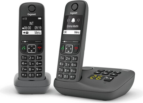 Gigaset AE690A Duo Festnetztelefon anthrazit