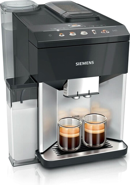 Siemens Kaffeevollautomat EQ500 TQ513D01 integral Silber schwarz
