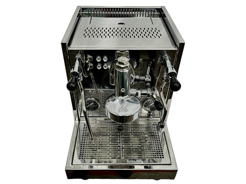 Quick Mill Sebastiano 0995EP Dualboiler Siebträgermaschine schwarz-Holz