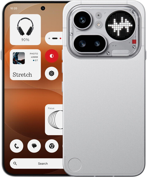 Nothing Phone (4a) Pro (256 GB, Silver, 6.83", Dual SIM, 5G), Smartphone, Silber - Image 4